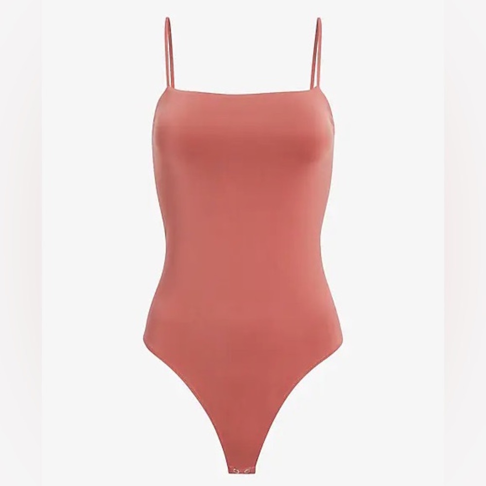 Express Body Contour Square Neck Cami Bodysuit